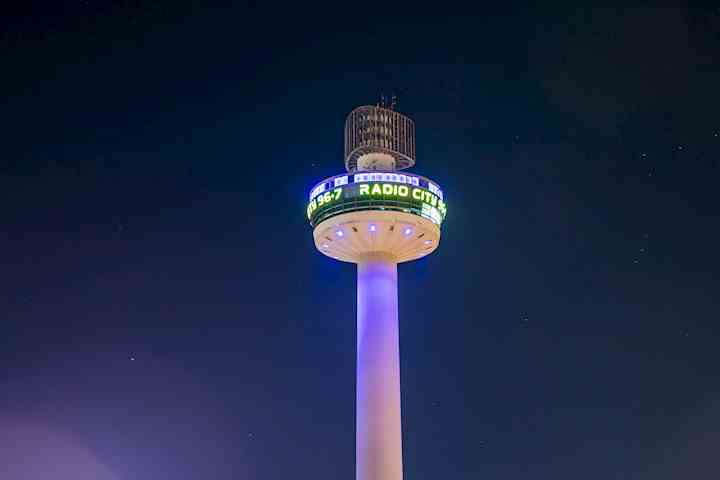 St John's Beacon at night