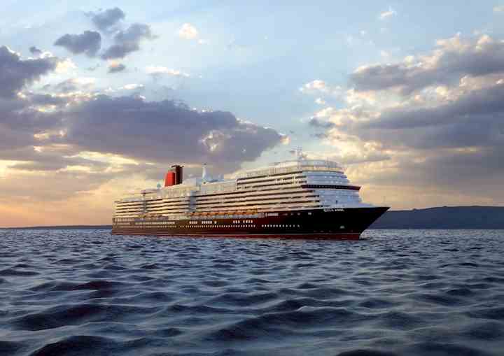 Cunard's Queen Anne on the seas