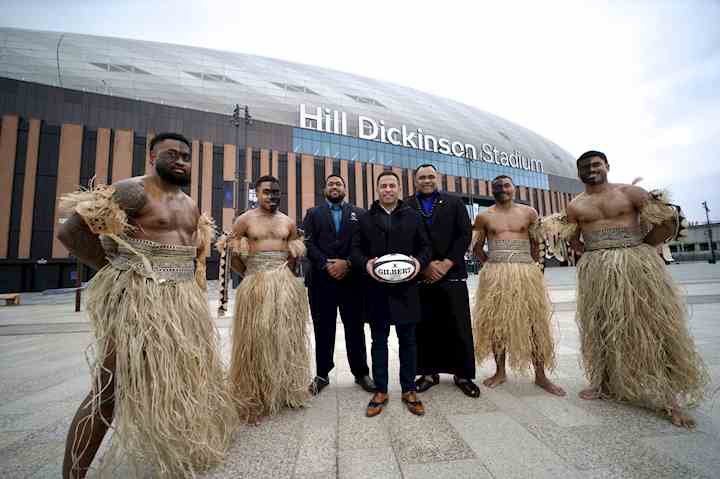 Fiji (47 caps) and Saracens prop Eroni Mawi, Former England dual-code International Jason Robinson and Former Fiji international captain and Gloucester flanker Akapusi Qera