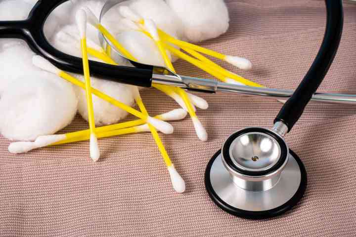 swabs and cotton balls.